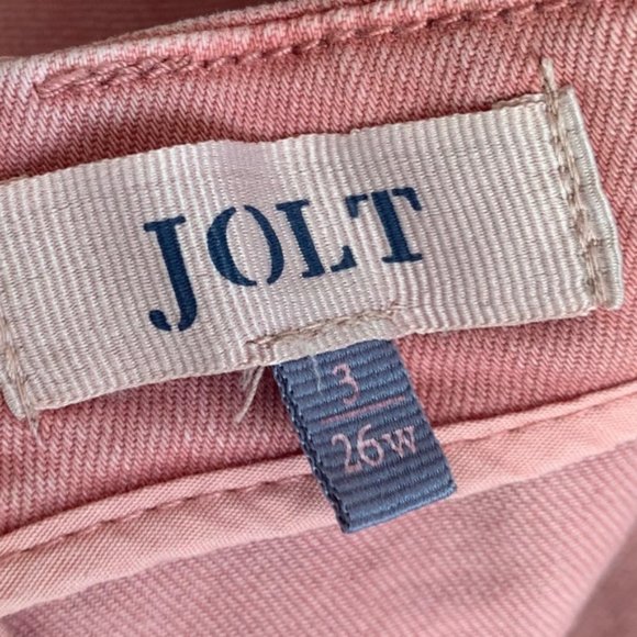 Jolt Pink Washed Seamed Mini Skirt - Picture 4 of 6